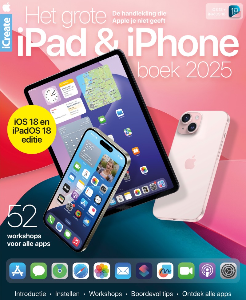 Cover van Het grote iPad- & iPhone boek 2025