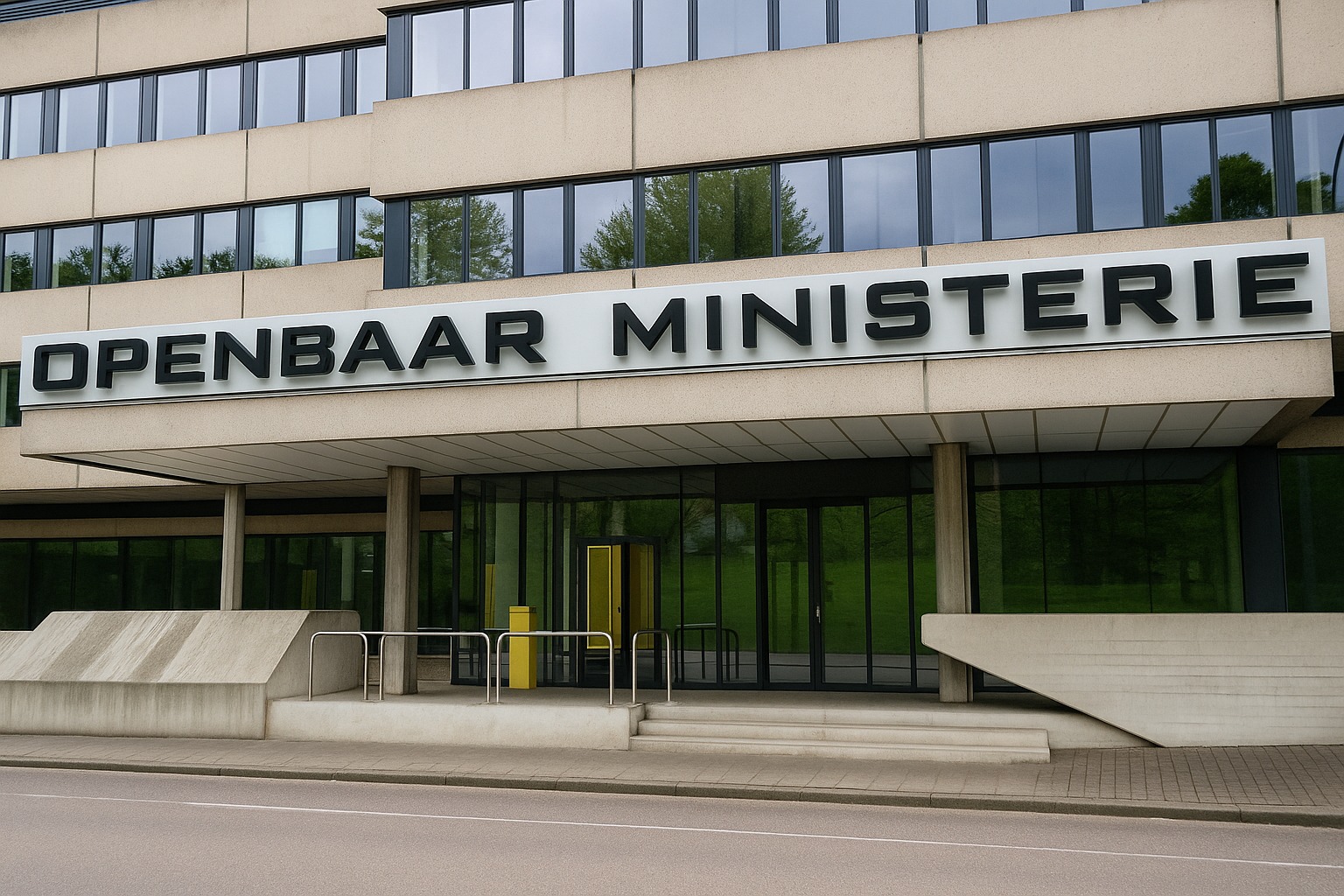 Impressie van een gebouw van het OM