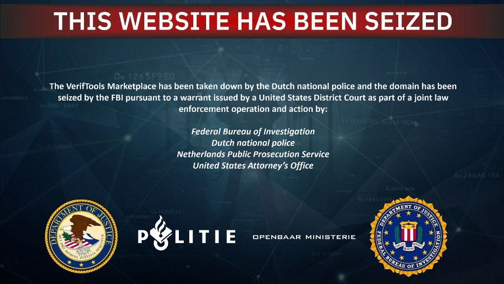 Beeld dat websitebezoekers te zien krijgen