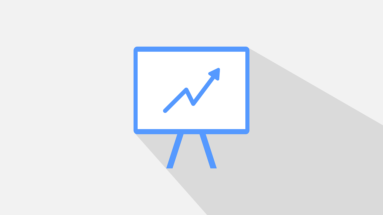 Bord met pijl omhoog