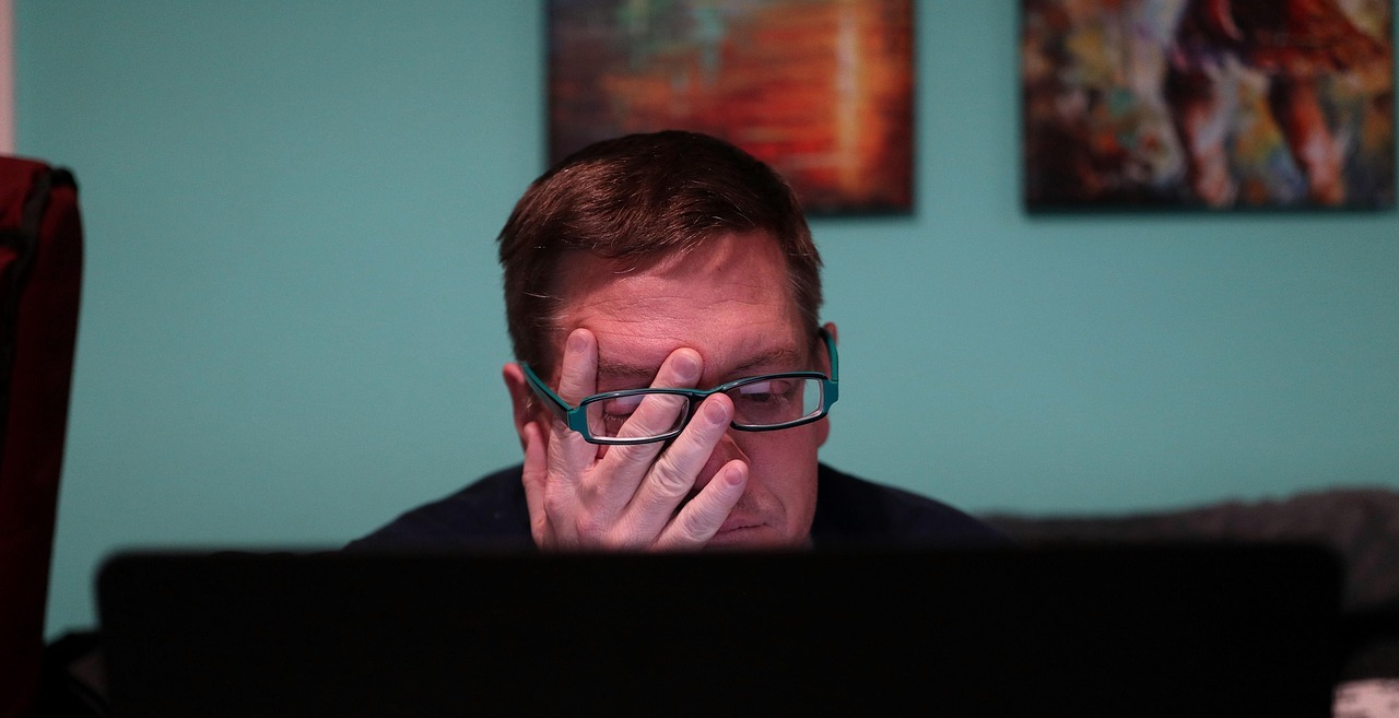 Man achter defecte computer