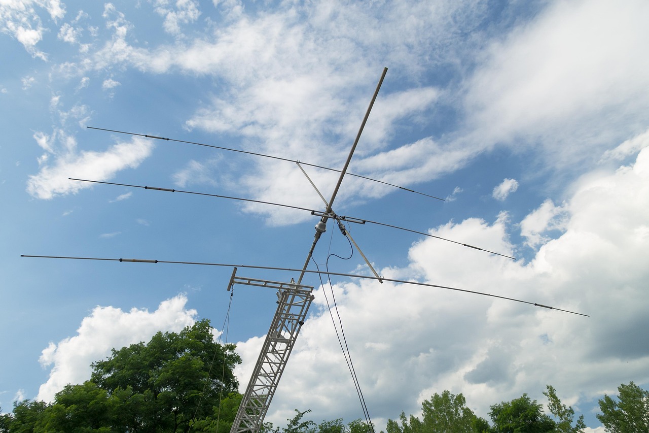 Antenne van een zendamateur