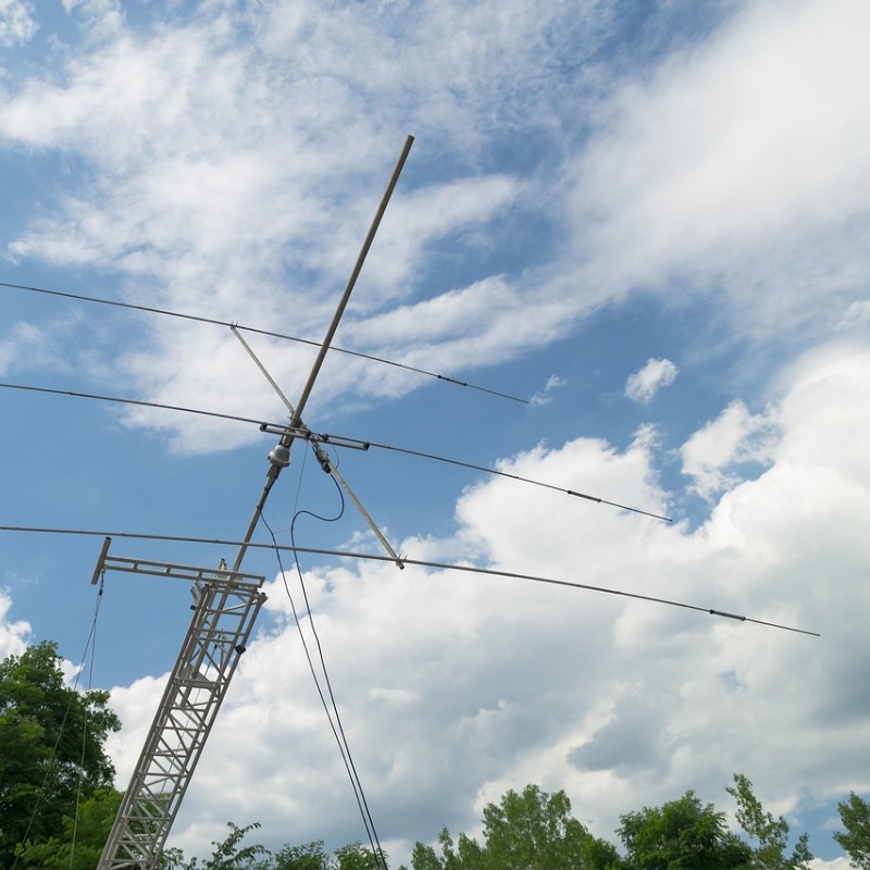 Antenne van een zendamateur