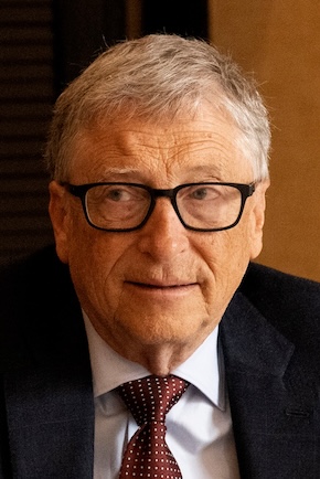 Bill Gates door UK Government - Foreign Secretary James cleverly attends MSC summit, CC BY 2.0, https://commons.wikimedia.org/w/index.php?curid=128871029
