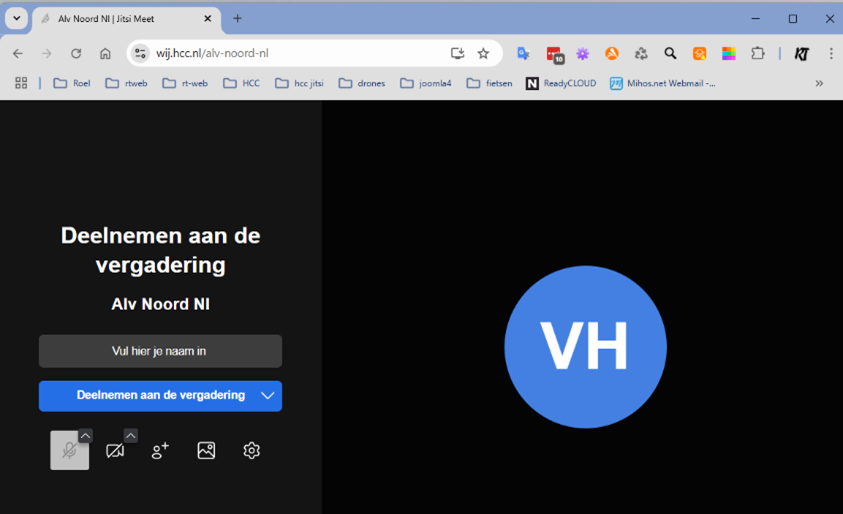 Deelnemen aan vergadering