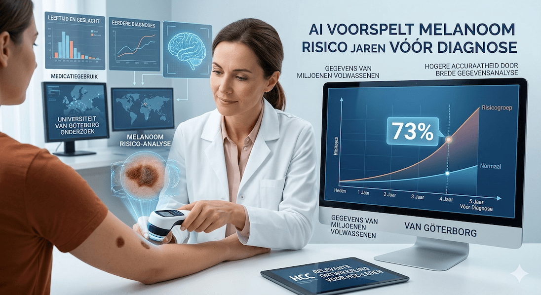 Arts met melanoom informatie