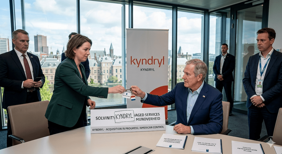 Overhandigen van sleutels Nederland aan USA delegatie