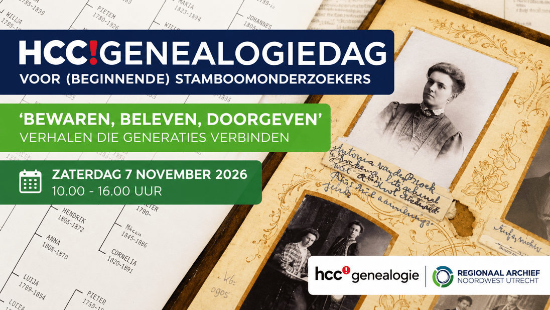Flyer Genealogiedag