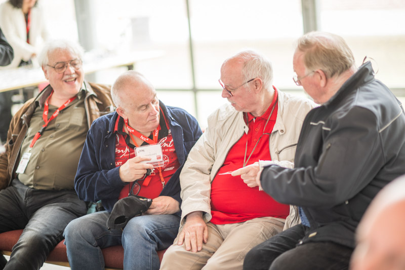 Vier vrijwilligers van HCC
