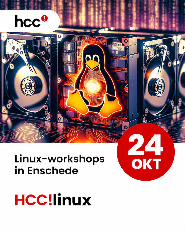 Affiche HCC!linux in Enschede