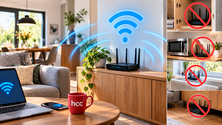 Wifi in woonkamer
