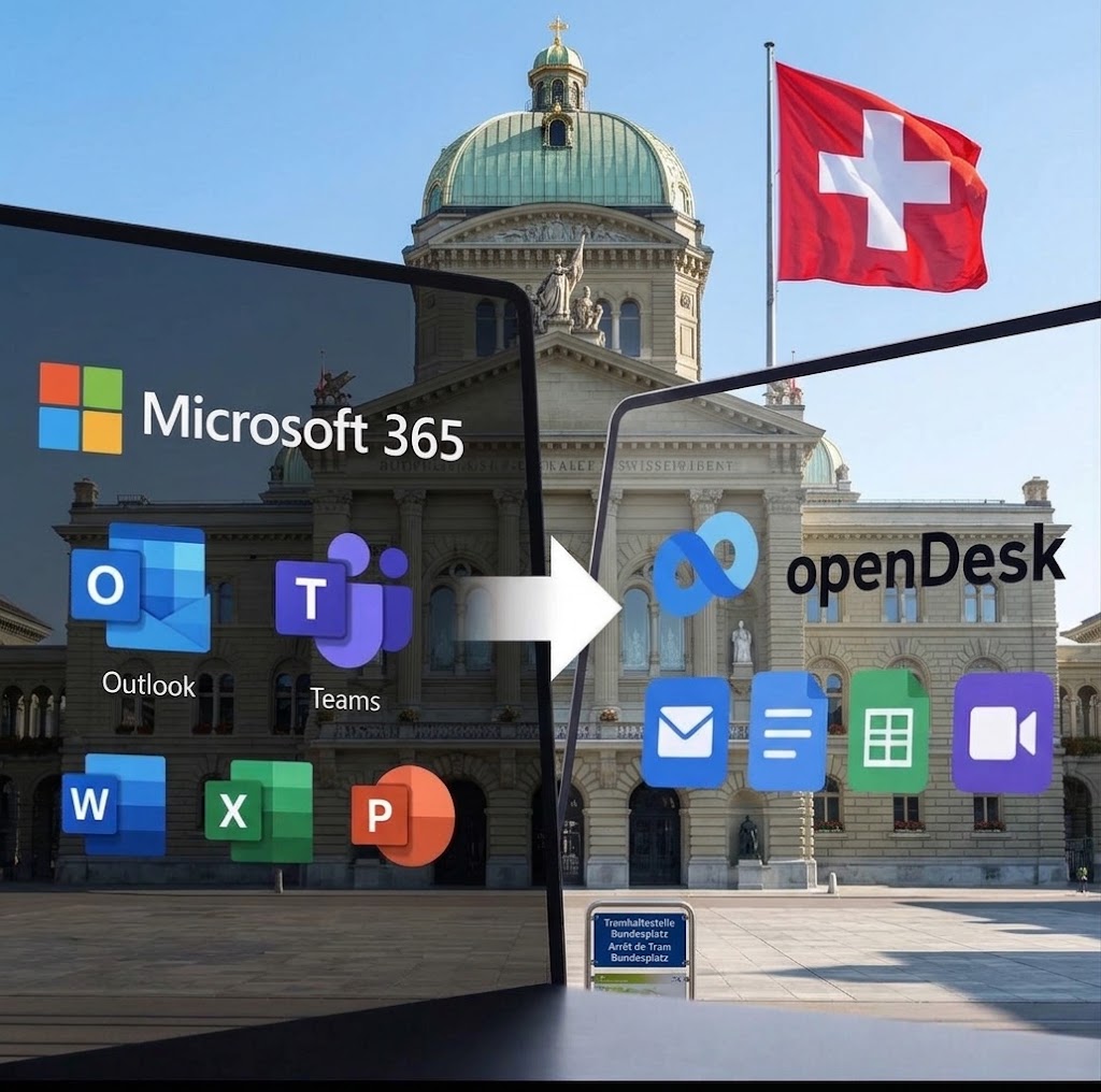Zwitserland stapt over op opensource