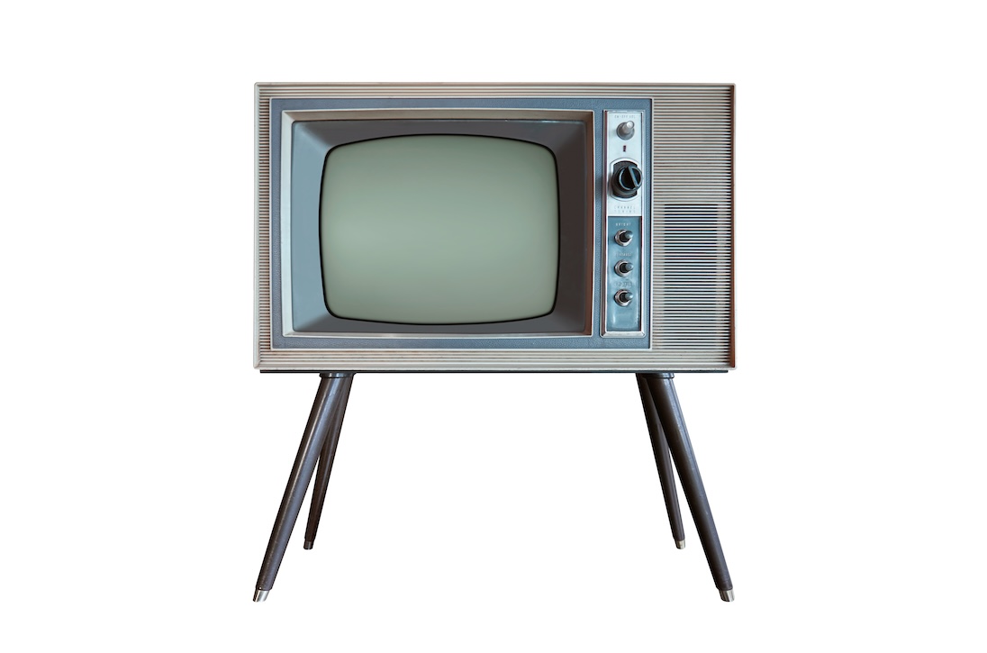 Oude tv set