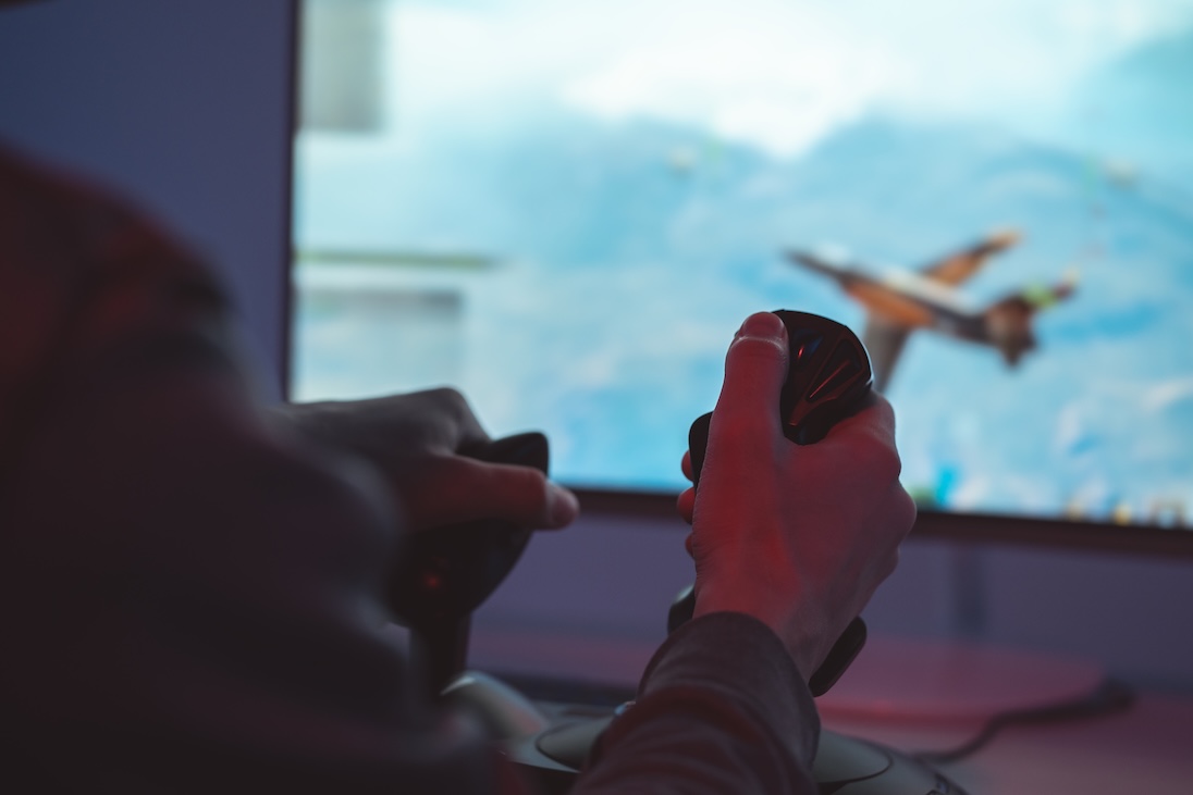 Flightsim in actie