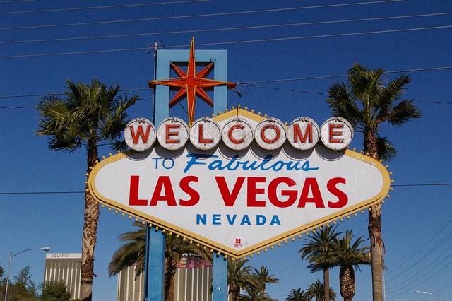 Welkom to Las Vegas bord