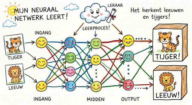 Neuraal netwerk uitleg